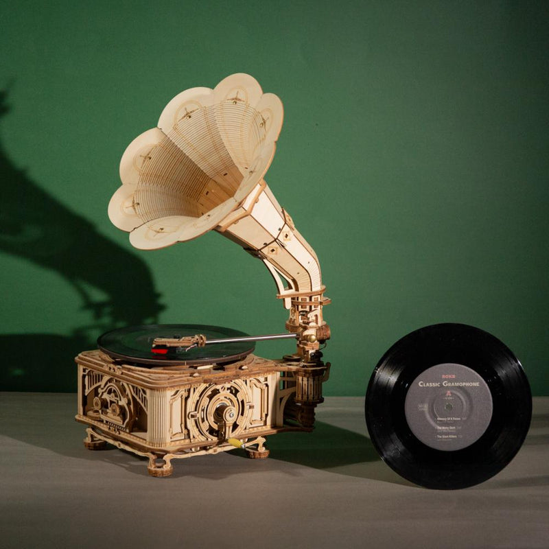 Classic Gramophone 3D Classic Wooden Puzzle