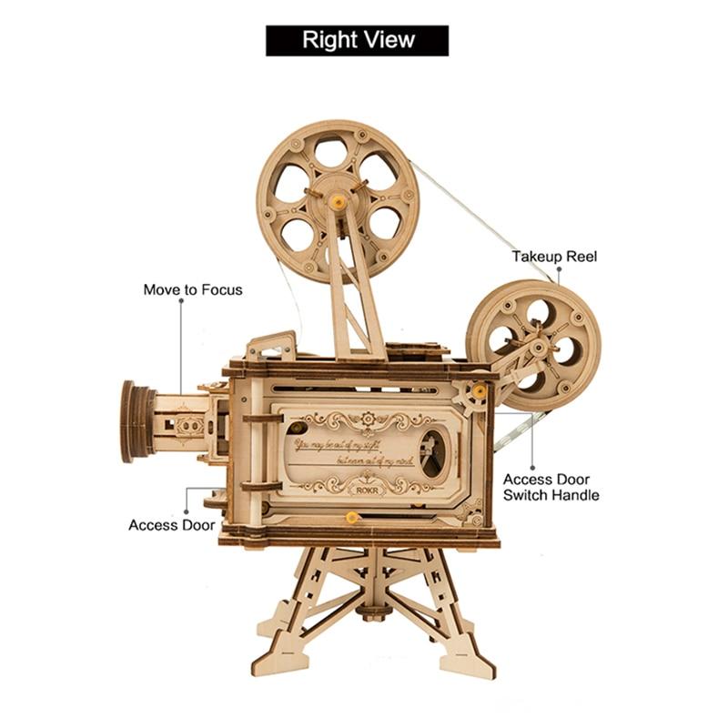 Classic Film Projector 3PuzzleD Classic Wooden